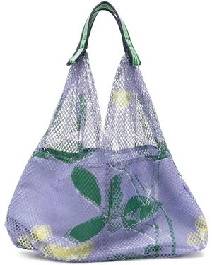 Epice Mesh Shoulder Bag - Blue
