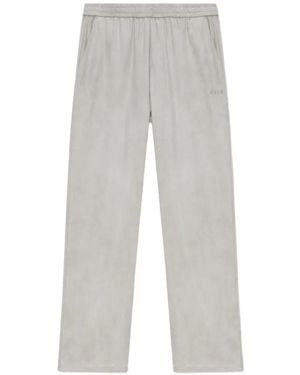 MSGM Logo-Detail Waistband Track Pants - Gray