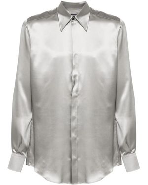 Dolce & Gabbana シルクシャツ - グレー
