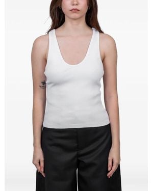 Séfr Top Con Cuello Redondo - Blanco