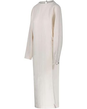 Studio Nicholson Buttoned Midi Dress - White