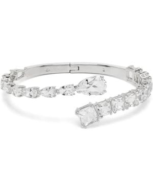 Swarovski Matrix Cuff Bracelet - White