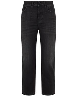 DIESEL Straight-Leg Jeans - Black