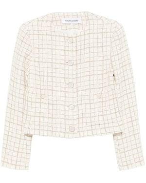 Veronica Beard Andrea Tweed Jacket - White
