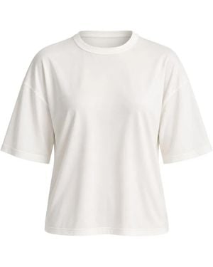 Vince T-Shirt Mit Tiefen Schultern - Weiß