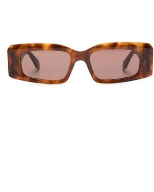 Alaïa Tortoiseshell-Effect Sunglasses - Brown