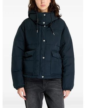 Lee Jeans Hooded Padded Jacket - Blue