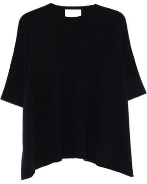 Vanisé Short-Sleeve Knitwear - Black