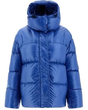 Aspesi Hooded Puffer Jacket - Blue