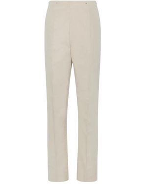 Maison Margiela Buttoned Trousers - Natural