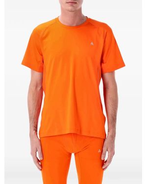 Nike Wildsee Logo Detail T-Shirt - Orange
