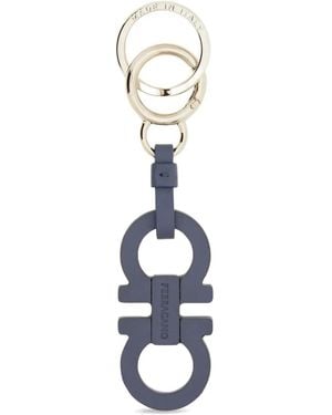 Ferragamo Llavero Gancini - Blanco