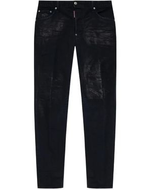 DSquared² Jeans im Distressed-Look - Blau