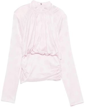 ROTATE BIRGER CHRISTENSEN Blusa con motivo floral - Rosa
