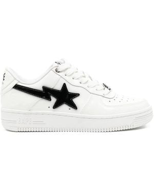 A Bathing Ape Bape Sta Trainers - White