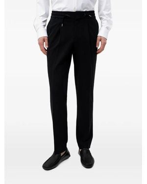 HUGO Drawstring Pleated Pants - Black