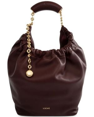 Loewe Squeeze ショルダーバッグ M - パープル