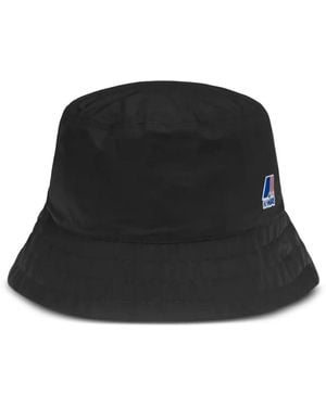 K-Way Logo Bucket Hat - Black
