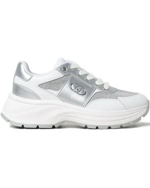 Liu Jo Sneakers Im Glitter-Look - Weiß
