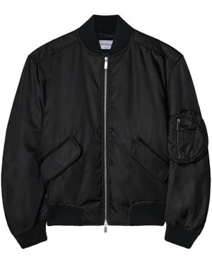 Off-White c/o Virgil Abloh Women Ny Gab Bomber Jacket - Black