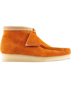 Clarks Wallabee Boots - Orange