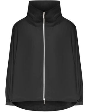 Moorer Zip High-Neck Jacket - Black