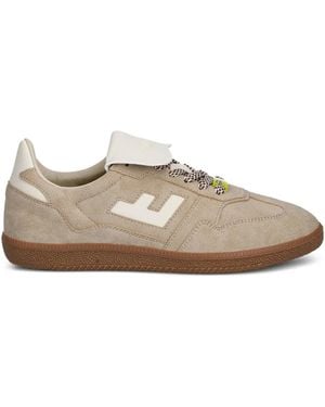 Flamingos Burela Slim Player Logo Sneakers - Brown