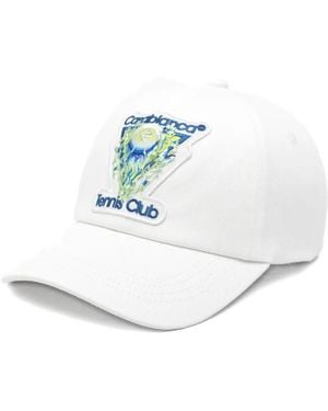 CASABLANCA The Art Of The Serve Baseballkappe - Weiß