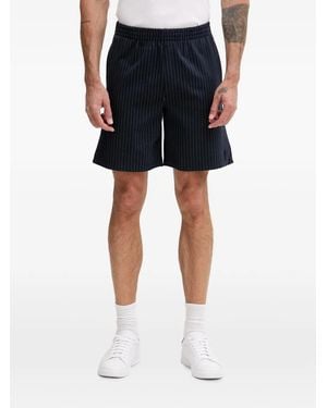 Fila Lucca Pinstripe-Pattern Shorts - Blue