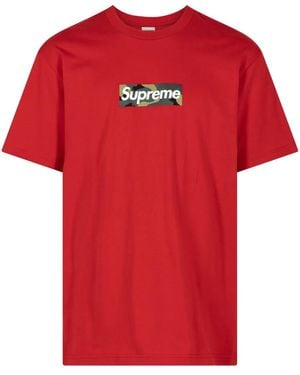 Supreme Box Logo Cotton T-Shirt - Red