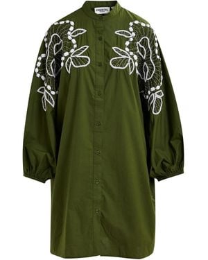 Essentiel Antwerp Hanana シャツドレス - グリーン