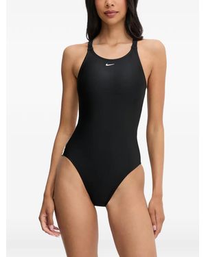 Nike Badeanzug Mit Racerback - Schwarz