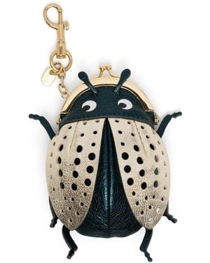 Anya Hindmarch Bug Coin-Purse Charm - Blue