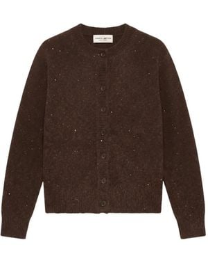 Roberto Collina Flecked Button-Up Cardigan - Brown