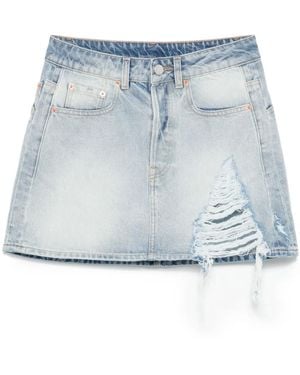Vetements Denim Mini Skirt - Blue