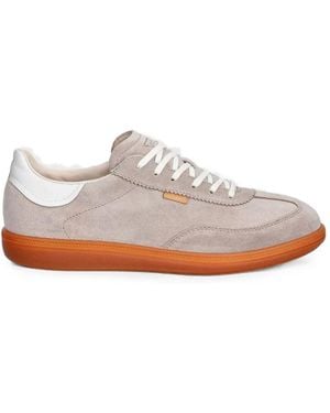 Ecco Soft 11 Suede Low-Top Sneakers - White