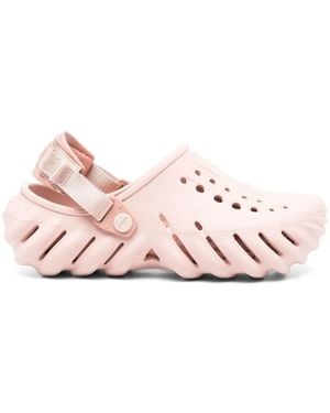 Crocs™ Cut Out-Detail Chunky Sandals - Pink