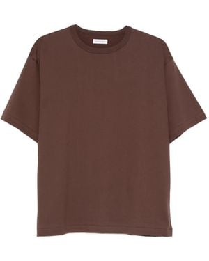 Kaptain Sunshine Suvin Tenjiku T-Shirt aus Wildleder - Braun