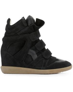 Isabel Marant Bekett Wedge Sneakers - Black