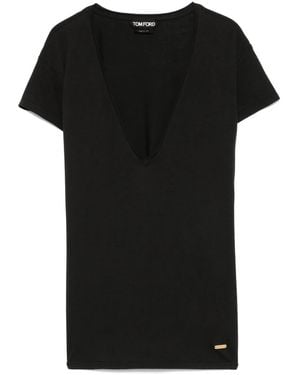 Tom Ford T-Shirts And Polos - Black