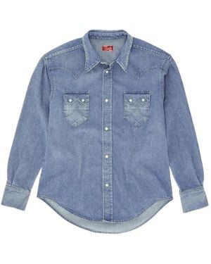 Fortela Chemise Redford En Jean - Blue