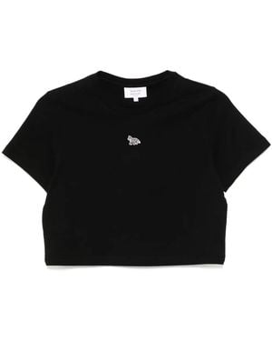 Maison Kitsuné Maison Kitsune' T-Shirts And Polos - Black