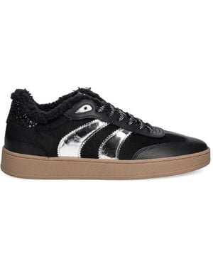 Crime London Lace-Up Fastening Trainers - Black