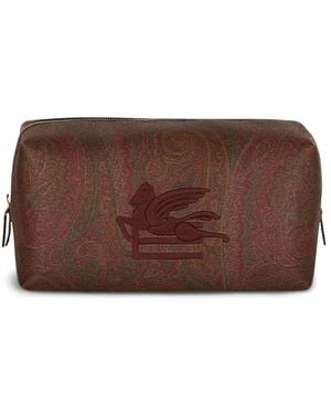 Etro Large Love Trotter Beauty Case - Brown