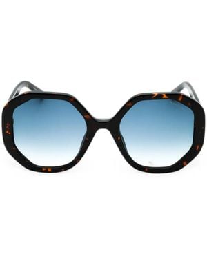 Marc Jacobs Geometric-Frame Sunglasses - Blue
