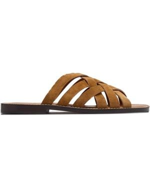 【Brunello Cucinelli】編み上げレザーサンダル レディースレザーサンダル | Brunello Cucinelli