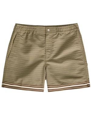 CHE Lucena Patterned Swim Shorts - Green