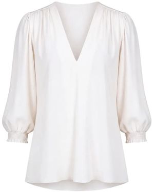 Seventy Gesmockte Blouse - Wit