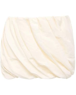 JW Anderson Rolled Mini Skirt - Natural