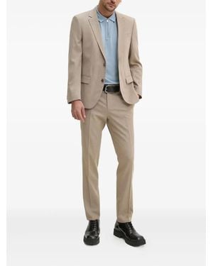 HUGO Single-Breasted Blazer - Natural